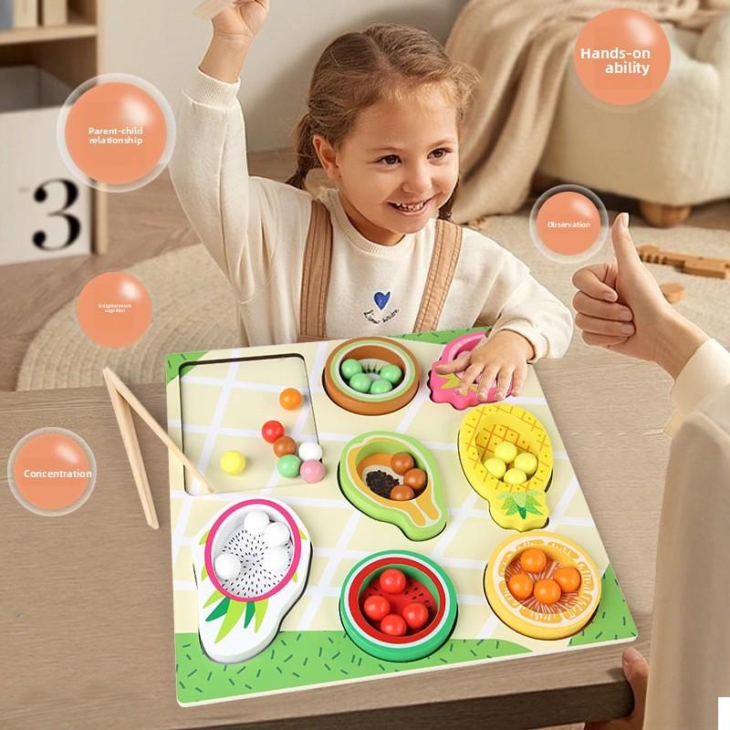 Shape Wooden Sorting Puzzle For Kids Learning Hand Eye Coordination Development