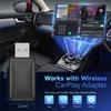 Mini Smart Box Wireless CarPlay Android Auto Adapter Plug And Play Fast Auto-Connect Carplay AI Box Converts Wired To Wireless