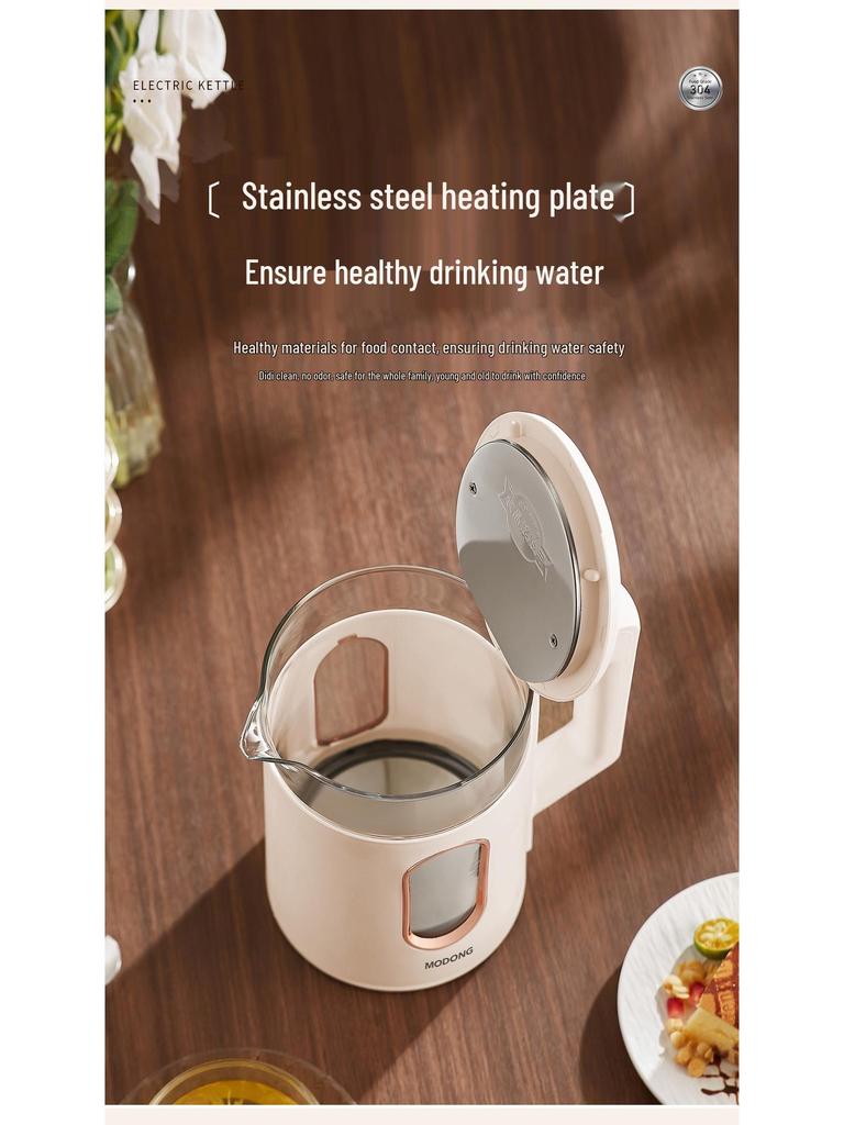 Modun Electric Glass Kettle, Auto Shut-Off, Rapid Boil, Constant Temperature, Insulated.