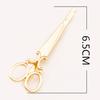 Barrette à cheveux ciseaux créatifs tendance pour femmes couleur dorée accessoire pour cheveux épingle à cheveux