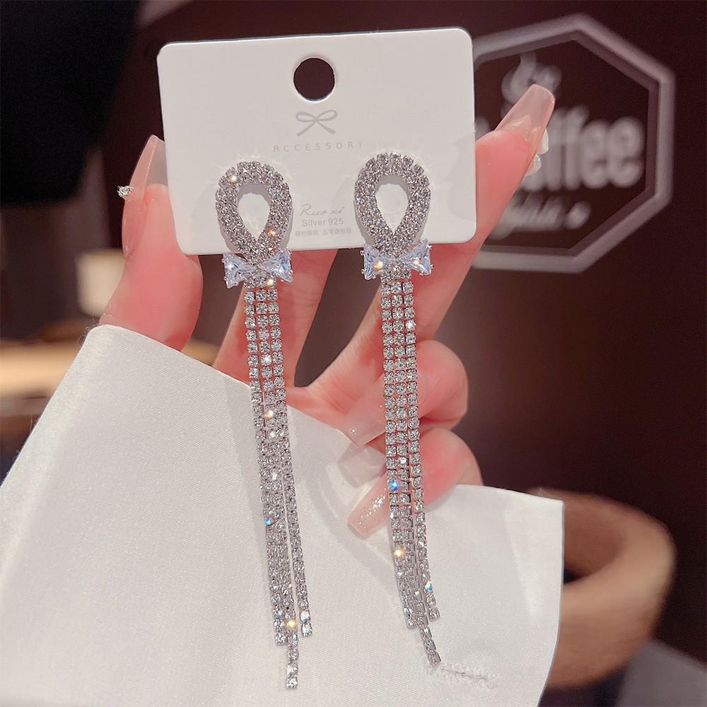 Pearl Long Tassel Earrings: High-End Luxury Design for Modern Socialites