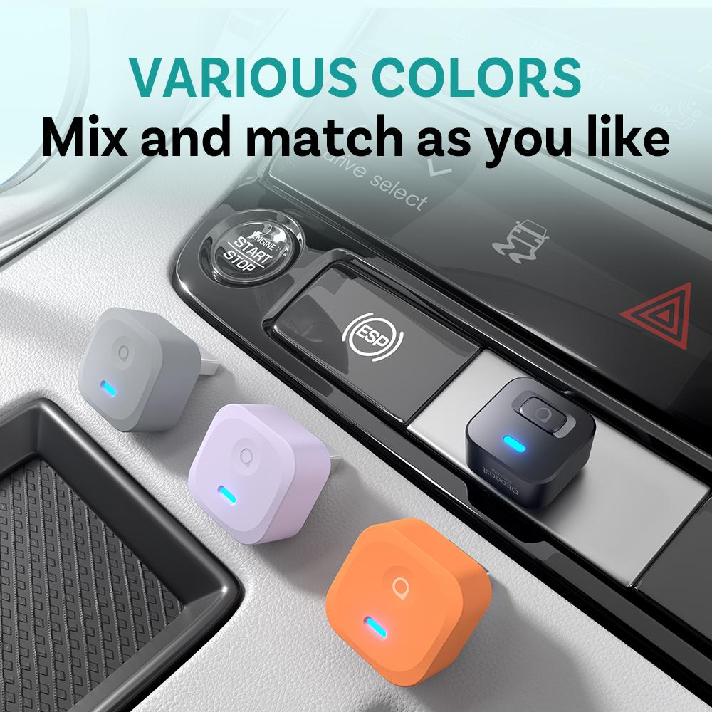 OTTOCAST Mini Dot Kabelloser CarPlay Android Auto Adapter 2 in 1 Dongle Wifi 5.2 Plug and Play Autozubehör für Totoya VW Benz