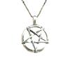 Collar Pentagrama Moda Hombre Mujer Retro Vintage Lucifer Satanás Signo Joyería Accesorios