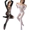 Full Body Large Long Pantyhose [OLYOLY] 2-piece Set, Extreme, Ultra-thin, Stockings, Tights, Size, See-through, Perforated, Sleeves, Zentai, White,