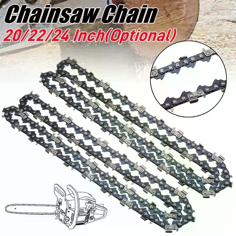 Chainsaw Chain For 20/22/24 Inch Bar 76/86/94 Drive Link Replacement Chainsaw Blades