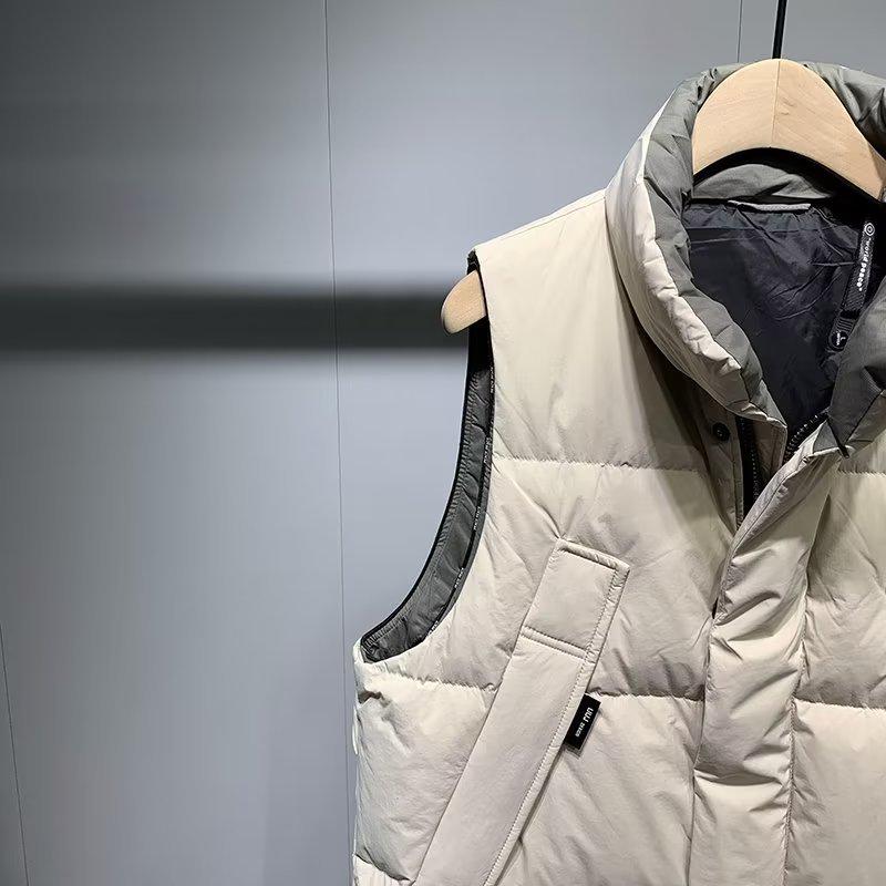 Herren Modische Stehkragen Ärmellose Baumwolljacke - Winter 2022 Edition