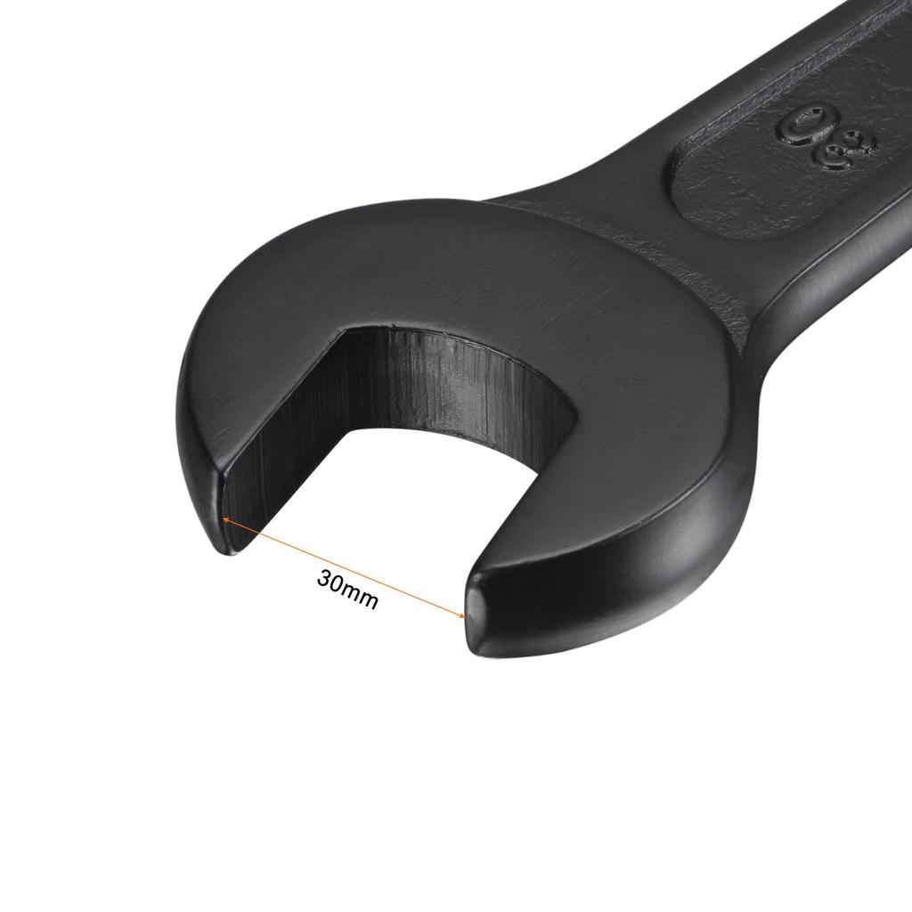 Uxcell 30mm Striking Steel Single Head Hand Tool Open-End Wrench, High-Tensile Spanner,