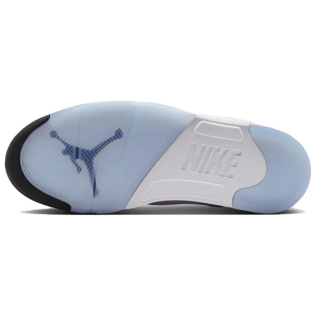 Air Jordan 5 Retro Wit Metallic 2026 Heren Sneakers Metallic-Zilver Zwart HQ7978-103