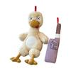 Detachable Stuffed Animal Doll Funny Plush Duck Doll Ornament Duck Plush Toy  Home Decoration