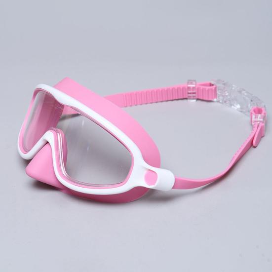 Swim Goggles for Kids Adults No Leaking Anti-Fog Diving Face Guard with Nose