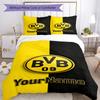 Borussia Dortmund Customize Your Name Bedding Set Breathable Duvet Cover with Pillowcases Home Decoration Birthday Gift