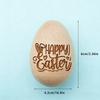 Personalized Wooden Egg Easter Bunny Inspired Egg Design Personalized Lettering Lovely Home Decor Great Basket Filler For Kids