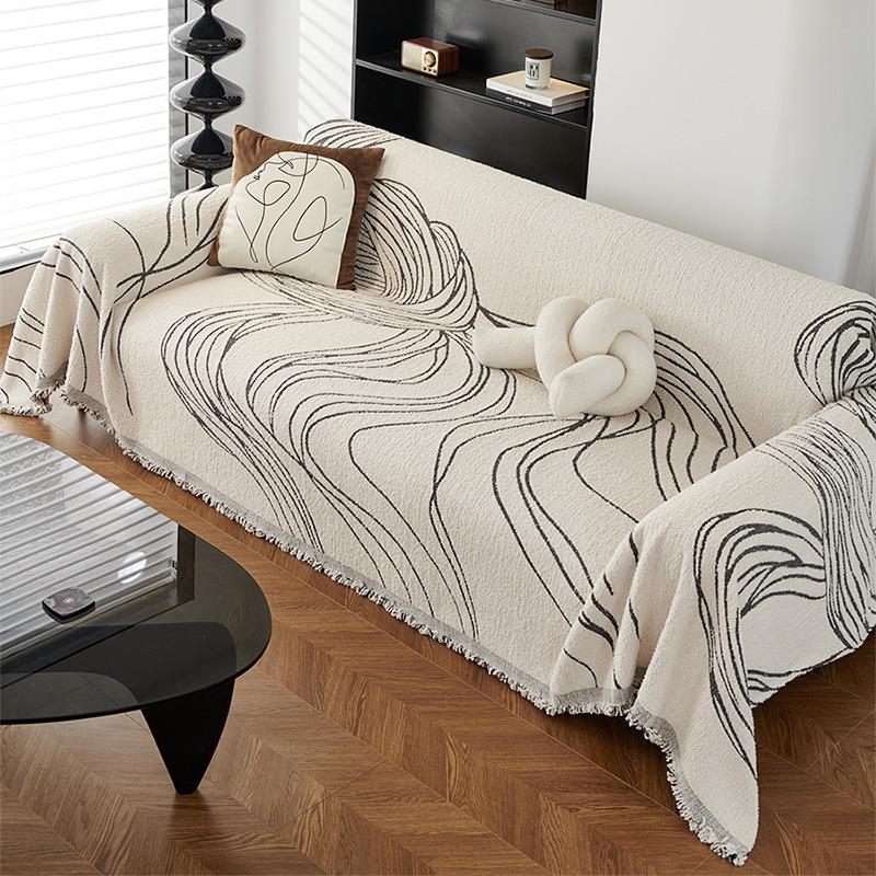 Sofa Towel Plush Yarn Sofa Cover Cloth High-Grade One-Piece Sofa Blanket All-Inclusive Sofa Cover Dust Cover
