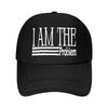 PURSEEK Vintage Hat  I Am The Problem Design Lightweight  Spandex Blend Breathable Back Adjus  Mesh Baseball Cap