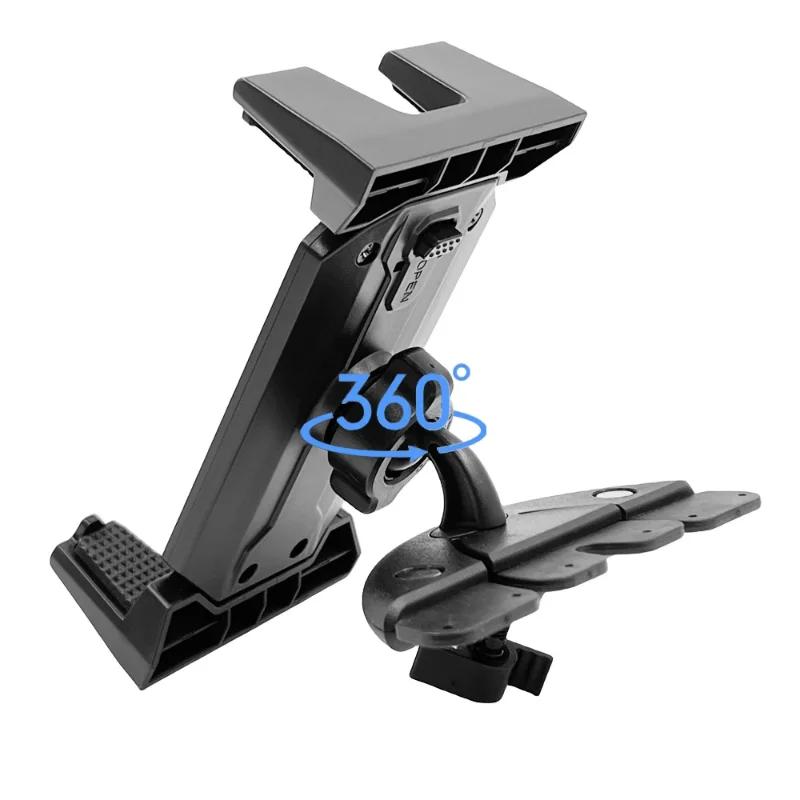 Suporte universal para carro, slot para CD player, suporte para tablet, suporte para celular para iPad Pro Air de 4 a 14 polegadas, Xiaomi Tab Smartphone GPS