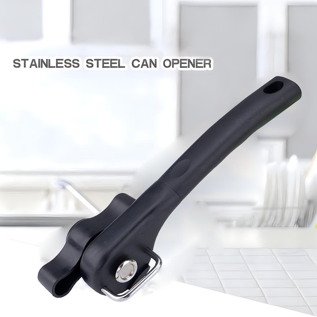 Can Opener Kitchen Accessories Professional Manual Stainless Steel Bottle Opener Safety Side Cutting Bottle Opener Household Too