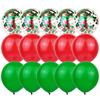 Christmas Red And Green Sequin Latex Balloon Wedding Wedding Room Creative Decoration Balloon Sequin Balloon Package