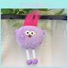 Adorable Plush Doll Keychain With Spring Legs Perfect For Gift Giving And Collecting