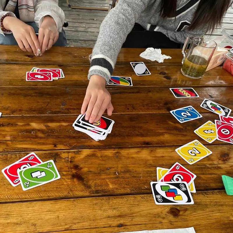 UNO Board Game Card Party For The Whole Family Deck Box Wit Social Group Game Kids Poker Social Deck Board Game