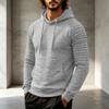 Men's Casual Mid-Length Sweatshirt Long Sleeve Pullover for Everyday Wear
