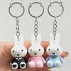 Classic Cute Miffy Doll Keychain - Cartoon Pendant for Bags & Car Keys, Ideal Small Gift