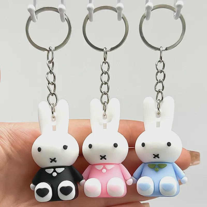 Klasická roztomilá klíčenka pro panenku Miffy - kreslený přívěsek na tašky a klíče od auta, ideální malý dárek