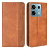 For Xiaomi Redmi Note 13 Pro 5G/Poco X6 5G Phone Case Wallet Retro PU Leather Cell Phone Cover