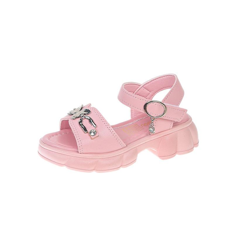 Cool Sandals for Girl Soft-Sole Height-Increasing Casual Sandals for Outdoor Wear Butterfly Graphic Cute Girl Shoes