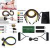 Versatile 11pcs/set Resistance Bands Exercise Rubber Tubes For Home Gym Training