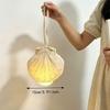 Simple Shell Shape Night Light 3 Color USB Charging Hanging Lamp Cute Creative Bedside Lamp Home Decoration
