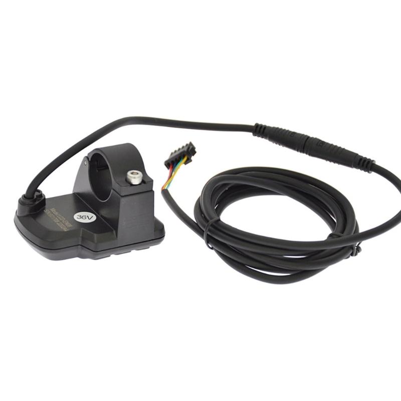 Waterproof Electric Bike LCD Display Meter EN06 for 22.2mm Handlebars USB Power Speed Functionality with Cable Cord