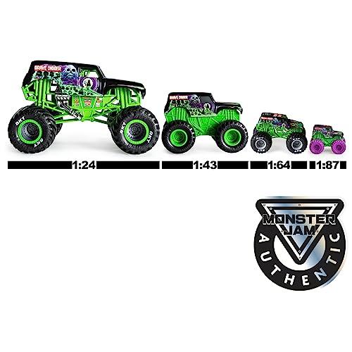 Monster Jam, Caminhão Monstro Oficial Grave Digger, Veículo Colecionável Diecast, 1:Escala 24