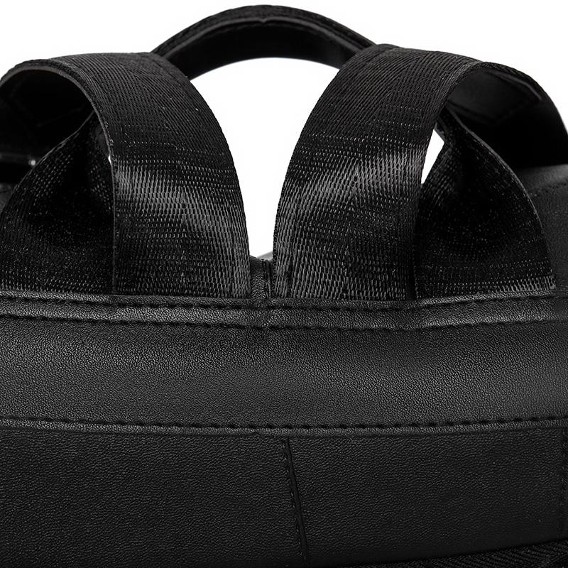 Women's PU Backpack with Patchwork Design Large Capacity Shoulder Bag for Daily Travel