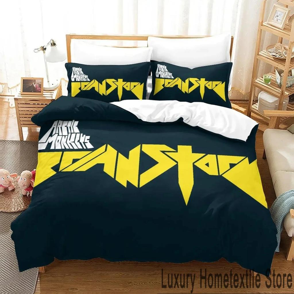3D Druck Arctic Monkeys Band Bettwäsche Set Bettbezug Bettset Steppdeckenbezug Kissenbezug Steppdecke King Queen Größe Jungen Erwachsene