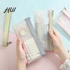 Water-repellent Pencil Bag Clear Mesh Case, Large Transparent Pen Pouch for Girls, Waterproof Exam Stationery Organizer High School Students,