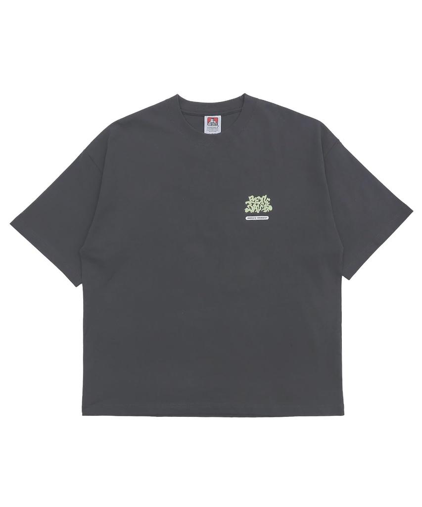 WEGO BENDAVIS Frump Logo Short Short Sleeve Ben Davis Oversized Size Sumikuro Men's Custom-Made T-Shirt, Sleeve, Unisex, Top, Spring/Summer Clothing,