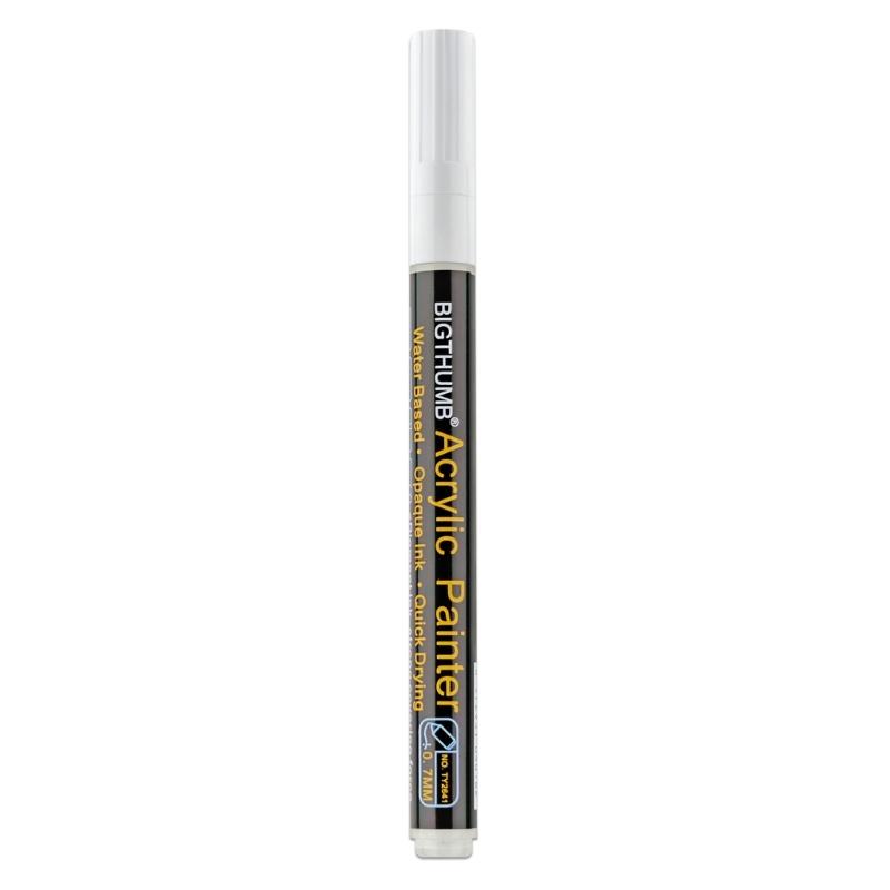 White Acrylic Pen Painting Pen Marker Multipurpose  DIY Crafts Project 1