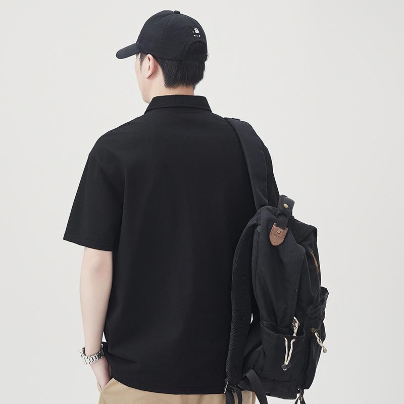 New Summer T-shirt Loose Lapel Short-sleeved POLO Shirt T-shirt