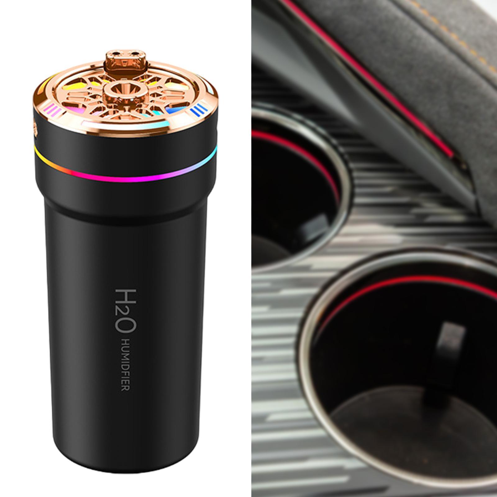 

Автомобильный диффузор эфирных масел Увлажнитель Универсальный Легкий 7,2x16см для рабочего стола Компактный USB Перезаряжаемый с разноцветной подсветкой чёрный