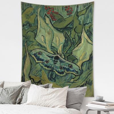 Verzweiflung Motte Wandteppich Hängen Van Gogh Ölgemälde Hippie Tapiz Kunst Ästhetik Zimmer Wohnzimmer Wohnkultur