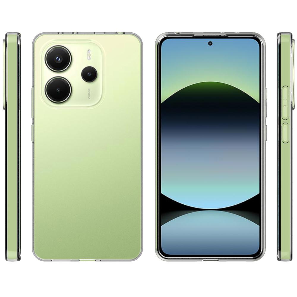 For Xiaomi Redmi Note 14 4G (164.84mm) Clear Phone Case Watermark Resistant TPU Back Cover