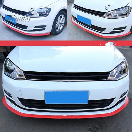 High-quality Car Bumper Strip Front Lip Spoiler Universal Flexible EPDM Material Durable Easy Installation Aggressive Sports Look Premium Workmanship
