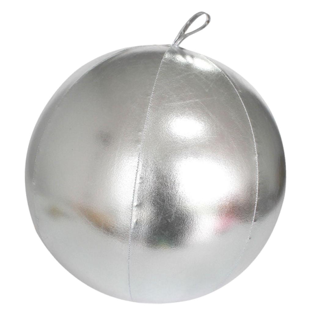 Inflatable Christmas Ball Xmas Ball Garden Decoration Hanging Ball PVC Bauble for Front Door Yard Christmas Tree Festival