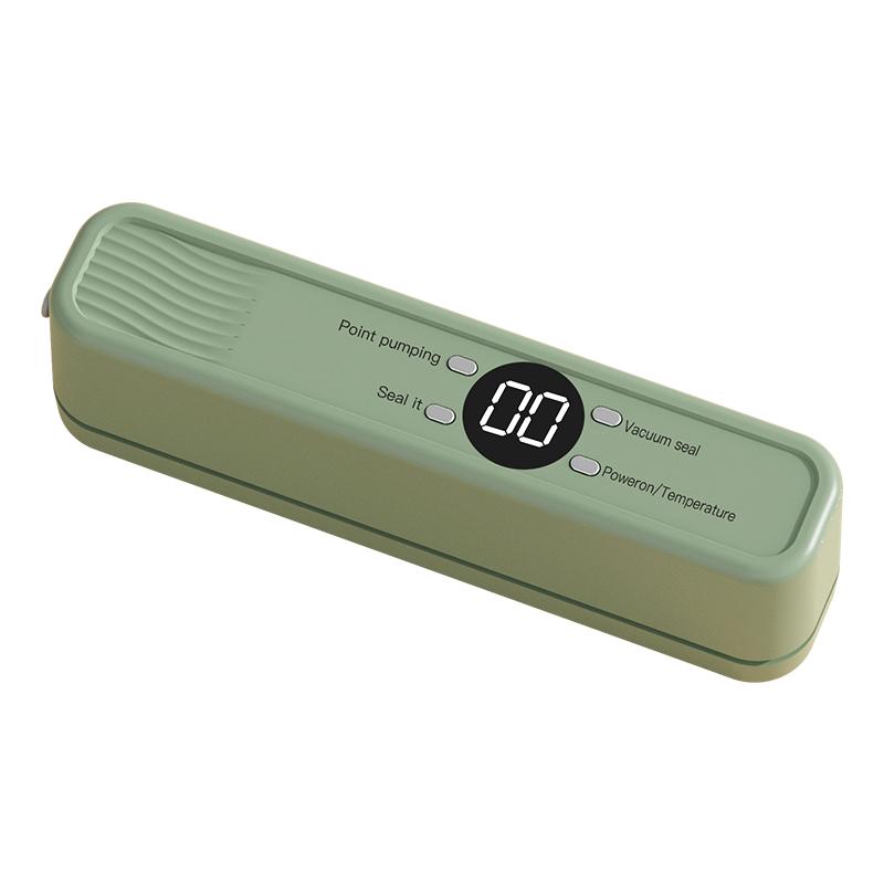 Wireless Vacuum Sealer Machine - 60KPA Powerful Suction, Portable Food Saver with 3 Temperature Levels,External Pumping Function
