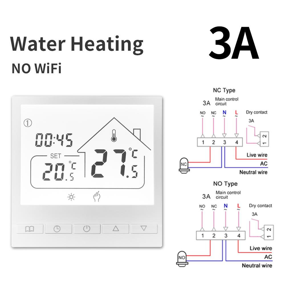 Tuya Smart WIFI Room Thermostat Water/Gas Boiler Electric Floor Water Heating Temperature Controller Google Alexa Yandex Alice