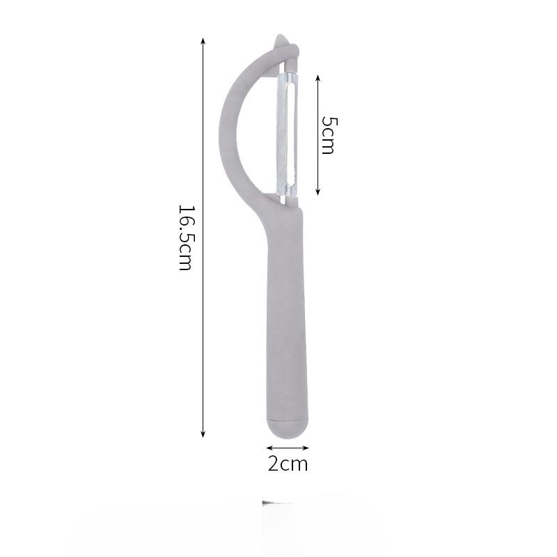 

Многофункциональная овощечистка, бытовая овощечистка, овощечистка, овощечистка, картофелечистка, лезвие из нержавеющей стали 16.5*5*2cm серый