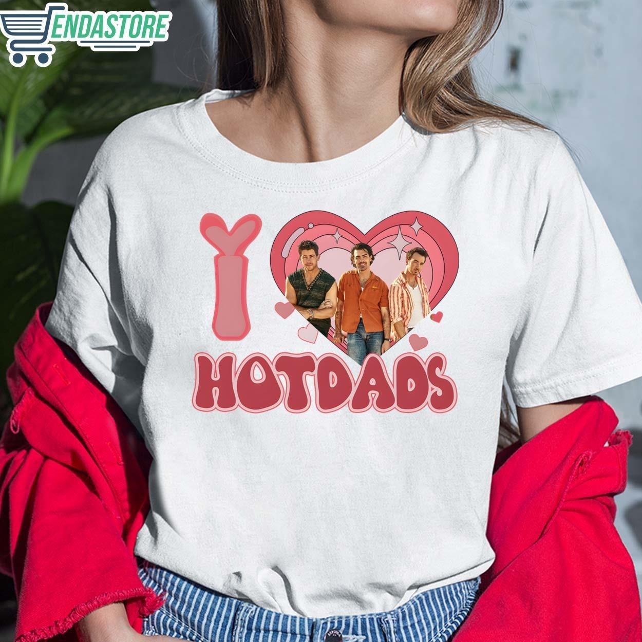 Jonas Brothers Retro 90 s I Love Hot Dads Shirt A695 XXXL