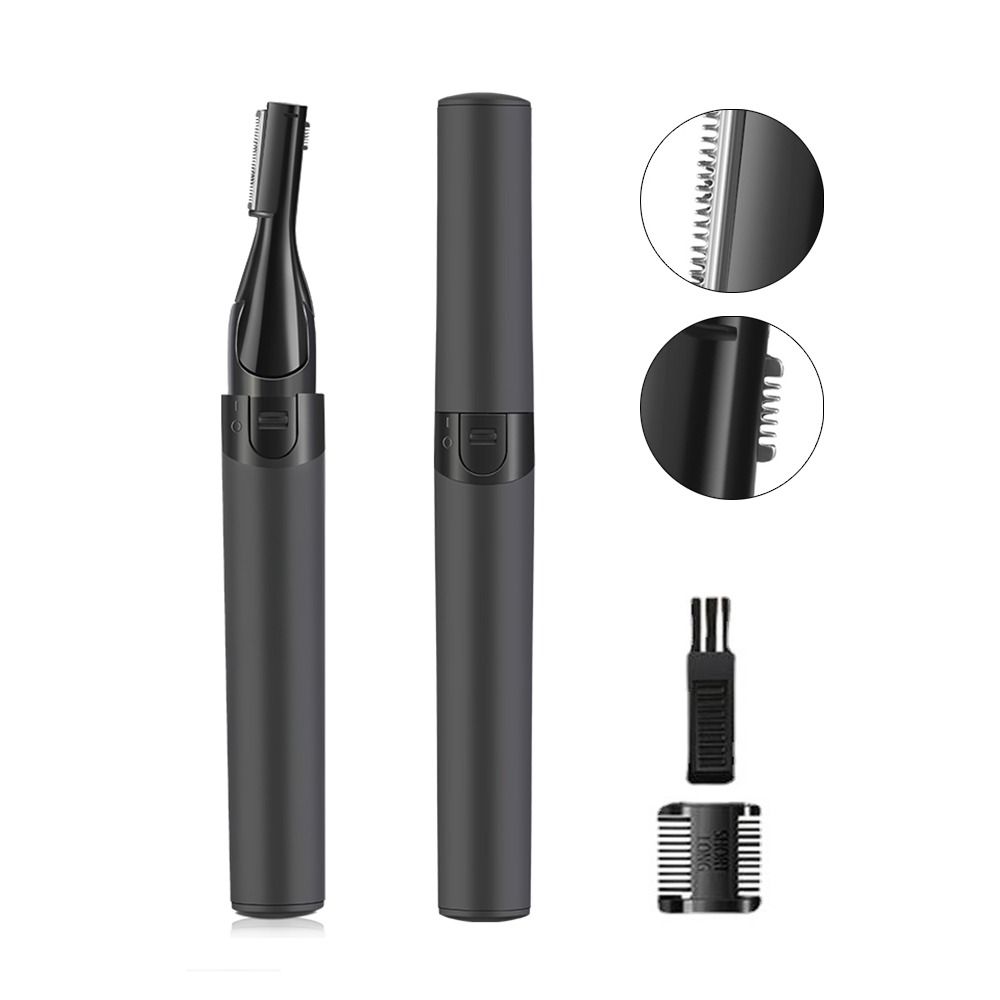 Men Hair Shaver Eyebrow Comb Set Mini Epilator Facial Razor Hair Remover Electric Eyebrow Trimmer