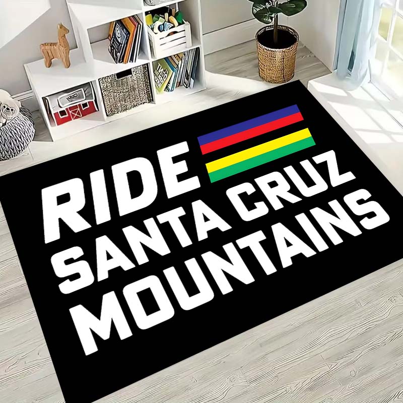 2026 New Stylish Santa Cruz Rugs and Mats, Mountain Bike Bedroom Decor, Machine Washable Mats