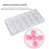 Professionelle Kunststoff-Schokoladenform Transparent Handgemacht Kugel Schokoladenwerkzeuge DIY Kuchenform Dessert Pudding